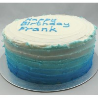 Ombre Sides Buttercream Cake